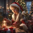 A Christmas Miracle, 8k, Highly Detailed, Magical, Stunning, Photo Realistic, Sharp Focus, Volumetric Lighting, Fantasy by Stanley Artgerm Lau