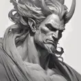 Matte portrait of a fierce Hades, god of the underworld, 4k, Highly Detailed, Hyper Detailed, Powerful, Artstation, Vintage Illustration, Digital Painting, Sharp Focus, Smooth, Concept Art by Stanley Artgerm Lau, Alphonse Mucha, Greg Rutkowski