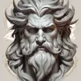 Matte portrait of a fierce God Zeus, 4k, Highly Detailed, Hyper Detailed, Powerful, Artstation, Vintage Illustration, Digital Painting, Sharp Focus, Smooth, Concept Art by Stanley Artgerm Lau, Alphonse Mucha, Greg Rutkowski