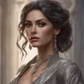 Alluring matte portrait of a beautiful Sophia Esperanza in the style of Stefan Kostic, 8k, Highly Detailed, Intricate, Half Body, Realistic, Sharp Focus, Volumetric Lighting, Fantasy, Elegant by Stanley Artgerm Lau, Greg Rutkowski