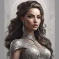 Alluring matte portrait of a beautiful Sophia Esperanza in the style of Stefan Kostic, 8k, Highly Detailed, Intricate, Half Body, Realistic, Sharp Focus, Volumetric Lighting, Fantasy, Elegant by Stanley Artgerm Lau, Greg Rutkowski