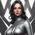 Alluring matte portrait of a beautiful Laura Kinney from Xmen in the style of Stefan Kostic, 8k, Highly Detailed, Intricate, Half Body, Realistic, Sharp Focus, Volumetric Lighting, Fantasy, Elegant by Stanley Artgerm Lau, Greg Rutkowski