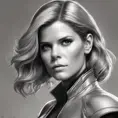 Alluring matte portrait of a beautiful Kate Mara from Fantastic Four in the style of Stefan Kostic, 8k, Highly Detailed, Intricate, Half Body, Realistic, Sharp Focus, Volumetric Lighting, Fantasy, Elegant by Stanley Artgerm Lau, Greg Rutkowski