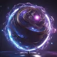 of blue and purple swirling within its depths. The orb radiates a mysterious energy, captivating all who gaze upon it. Its power is said to grant unimaginable abilities to those who possess it., 8k, Unreal Engine, Fantasy