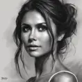 Alluring matte portrait of a beautiful Nina Dobrev, 8k, Highly Detailed, Intricate, Half Body, Realistic, Sharp Focus, Volumetric Lighting, Fantasy, Elegant by Stanley Artgerm Lau