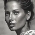 Alluring matte portrait of a beautiful young Christy Turlington, 8k, Highly Detailed, Intricate, Half Body, Realistic, Sharp Focus, Volumetric Lighting, Fantasy, Elegant by Stanley Artgerm Lau, Greg Rutkowski