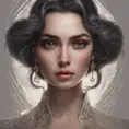 Alluring matte portrait of a beautiful Sophia Esperanza in the style of Stefan Kostic, 8k, Highly Detailed, Intricate, Half Body, Realistic, Sharp Focus, Volumetric Lighting, Fantasy, Elegant by Stanley Artgerm Lau, Greg Rutkowski