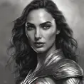 Alluring matte portrait of a Gal Gadot Rodrigo in the style of Stefan Kostic, 8k, Highly Detailed, Intricate, Half Body, Realistic, Sharp Focus, Volumetric Lighting, Fantasy, Elegant by Stanley Artgerm Lau, Greg Rutkowski