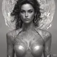 Alluring matte portrait of a beautiful Sofia Resing in the style of Stefan Kostic, 8k, Highly Detailed, Intricate, Half Body, Realistic, Sharp Focus, Volumetric Lighting, Fantasy, Elegant by Stanley Artgerm Lau, Greg Rutkowski