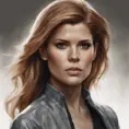 Alluring matte portrait of a beautiful Kate Mara in the style of Stefan Kostic, 8k, Highly Detailed, Intricate, Half Body, Realistic, Sharp Focus, Volumetric Lighting, Fantasy, Elegant by Stanley Artgerm Lau, Greg Rutkowski