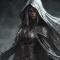 Veiled female wraith assassin, 8k, Gothic and Fantasy, Elden Ring, Photo Realistic, Dynamic Lighting by Stanley Artgerm Lau, Greg Rutkowski