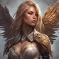 Matte portrait of Kayle with tattoos, 8k, Highly Detailed, Alluring, Artstation, Bokeh effect, Sharp Focus, Volumetric Lighting, Concept Art by Stanley Artgerm Lau, Greg Rutkowski