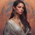 Matte portrait of Olivia Rodrigo with tattoos, 8k, Highly Detailed, Powerful, Alluring, Artstation, Magical, Digital Painting, Photo Realistic, Sharp Focus, Volumetric Lighting, Concept Art by Stanley Artgerm Lau, Alphonse Mucha, Greg Rutkowski