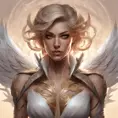 Matte portrait of Kayle with tattoos, 8k, Highly Detailed, Powerful, Alluring, Artstation, Magical, Digital Painting, Photo Realistic, Sharp Focus, Volumetric Lighting, Concept Art by Stanley Artgerm Lau, Alphonse Mucha, Greg Rutkowski