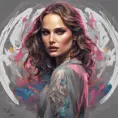 Natalie Portman, colorful painting on grey scale face, powerful, magic, thunders, dramatic lighting, intricate tattoos, wild, highly detailed, digital painting, artstation, concept art, smooth, sharp focus, illustration, art by artgerm and greg rutkowski and alphonse mucha, footage, 4k, Hyper Detailed