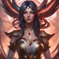 Matte portrait of Irelia from League of Legends with tattoos, 8k, Highly Detailed, Powerful, Alluring, Artstation, Magical, Digital Painting, Photo Realistic, Sharp Focus, Volumetric Lighting, Concept Art by Stanley Artgerm Lau, Alphonse Mucha, Greg Rutkowski