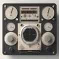 A Time Machine designed by Dieter Rams. stunning industrial design. Natural colors, mid century modern design, 8k, Highly Detailed, Hyper Detailed, Vintage Illustration, Sharp Focus, Smooth, Octane Render, Vector Art
