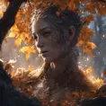 Portrait of a fall we felled in the moonlight, Highly Detailed, Intricate, Cinematic Lighting, Unreal Engine, Radiant, Fantasy