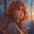 Portrait of a fall we felled in the moonlight, Highly Detailed, Intricate, Cinematic Lighting, Unreal Engine, Radiant, Fantasy by Ferdinand Knab, Ilya Kuvshinov, Alphonse Mucha, RHADS, Greg Rutkowski, Makoto Shinkai, Lois van Baarle