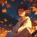 Portrait of a fall we felled in the moonlight, Highly Detailed, Intricate, Cinematic Lighting, Unreal Engine, Radiant, Fantasy by Ferdinand Knab, Ilya Kuvshinov, Alphonse Mucha, RHADS, Greg Rutkowski, Makoto Shinkai, Lois van Baarle