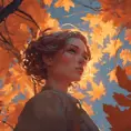 Portrait of a fall we felled in the moonlight, Highly Detailed, Intricate, Cinematic Lighting, Unreal Engine, Radiant, Fantasy by Ferdinand Knab, Ilya Kuvshinov, Alphonse Mucha, RHADS, Greg Rutkowski, Makoto Shinkai, Lois van Baarle