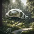 Beautiful futuristic organic house made from imaginary plants in a forest, 8k, Award-Winning, Highly Detailed, Beautiful, Epic, Octane Render, Unreal Engine, Radiant, Volumetric Lighting by Stanley Artgerm Lau