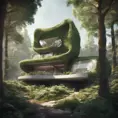 Beautiful futuristic organic house made from imaginary plants in a forest, 8k, Award-Winning, Highly Detailed, Beautiful, Epic, Octane Render, Unreal Engine, Radiant, Volumetric Lighting by Stefan Kostic