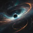 Multiple universes clashing with a black hole, Atmospheric, Stunning by Stefan Kostic