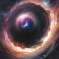 Multiple universes clashing with a black hole, Atmospheric, Stunning by Stanley Artgerm Lau