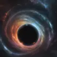 Multiple universes clashing with a black hole, Atmospheric, Stunning by Stefan Kostic