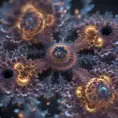 3D Mandelbrot set, 4k, Atmospheric, Award-Winning by Greg Rutkowski