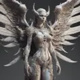 An angel and a demon, 8k, Highly Detailed, Intricate Details, Trending on Artstation, Symmetrical Face, Digital Illustration, Sharp Focus, Octane Render, Concept Art by Greg Rutkowski