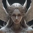 An angel and a demon, 8k, Highly Detailed, Intricate Details, Trending on Artstation, Symmetrical Face, Digital Illustration, Sharp Focus, Octane Render, Concept Art by Greg Rutkowski