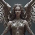 An angel and a demon, 8k, Highly Detailed, Intricate Details, Trending on Artstation, Symmetrical Face, Digital Illustration, Sharp Focus, Octane Render, Concept Art by Greg Rutkowski