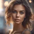 Photo of a gorgeous female in the style of stefan kostic, 8k, High Definition, Intricate, Ultra Detailed, Half Body, Bokeh effect, Realistic, Sharp Focus, Elegant
