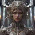 An angel and a demon, 8k, Highly Detailed, Intricate Details, Trending on Artstation, Symmetrical Face, Digital Illustration, Sharp Focus, Octane Render, Concept Art by Greg Rutkowski