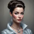 Alluring matte portrait of a beautiful Holly Golightly in the style of Stefan Kostic, 8k, Highly Detailed, Intricate, Half Body, Realistic, Sharp Focus, Volumetric Lighting, Fantasy, Elegant by Stanley Artgerm Lau, Greg Rutkowski