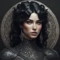 Alluring matte portrait of the beautiful Vex in black, 8k, Highly Detailed, Intricate, Realistic, Sharp Focus, Volumetric Lighting, Fantasy, Elegant by Stanley Artgerm Lau, Alphonse Mucha, WLOP, Stefan Kostic