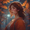 Portrait of a fall we felled in the moonlight, Highly Detailed, Intricate, Cinematic Lighting, Unreal Engine, Radiant, Fantasy by Ferdinand Knab, Ilya Kuvshinov, Alphonse Mucha, RHADS, Greg Rutkowski, Makoto Shinkai, Lois van Baarle