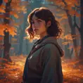 Portrait of a fall we felled in the moonlight, Highly Detailed, Intricate, Cinematic Lighting, Unreal Engine, Radiant, Fantasy by Ferdinand Knab, Ilya Kuvshinov, Alphonse Mucha, RHADS, Greg Rutkowski, Makoto Shinkai, Lois van Baarle