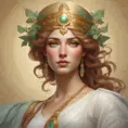 Alluring matte portrait of a beautiful Hera, goddess of marriage, 4k, Highly Detailed, Hyper Detailed, Powerful, Artstation, Vintage Illustration, Digital Painting, Sharp Focus, Smooth, Concept Art by Stanley Artgerm Lau, Alphonse Mucha, Greg Rutkowski