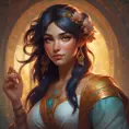 Alluring matte portrait of a beautiful Nidalee, 8k, Highly Detailed, Intricate, Half Body, Realistic, Sharp Focus, Volumetric Lighting, Fantasy, Elegant by Alphonse Mucha