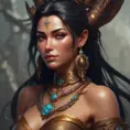 Alluring matte portrait of a beautiful Nidalee in the style of Stefan Kostic, 8k, Highly Detailed, Intricate, Half Body, Realistic, Sharp Focus, Volumetric Lighting, Fantasy, Elegant by Stanley Artgerm Lau, Greg Rutkowski