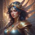 Alluring matte portrait of a beautiful Irelia wearing feathers, 8k, Highly Detailed, Intricate, Half Body, Realistic, Sharp Focus, Volumetric Lighting, Fantasy, Elegant by Stanley Artgerm Lau, Alphonse Mucha, WLOP