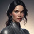 Alluring matte portrait of a beautiful Odette Annable in the style of Stefan Kostic, 8k, Highly Detailed, Intricate, Half Body, Realistic, Sharp Focus, Volumetric Lighting, Fantasy, Elegant by Stanley Artgerm Lau, Greg Rutkowski