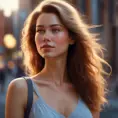 Photo of a gorgeous female in the style of stefan kostic, 8k, High Definition, Intricate, Ultra Detailed, Half Body, Bokeh effect, Realistic, Sharp Focus, Elegant by Stanley Artgerm Lau