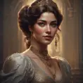 Alluring matte portrait of a beautiful Sophia Esperanza in the style of Stefan Kostic, 8k, Highly Detailed, Intricate, Half Body, Realistic, Sharp Focus, Volumetric Lighting, Fantasy, Elegant by Stanley Artgerm Lau, Greg Rutkowski