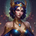 Alluring matte portrait of a beautiful Morgana from League of Legends in the style of Stefan Kostic, 8k, High Definition, Highly Detailed, Intricate, Half Body, Realistic, Sharp Focus, Fantasy, Elegant