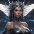 Queen of the night, 8k, Hyper Detailed, Trending on Artstation, Matte Painting, Sharp Focus, Volumetric Lighting, Concept Art by Stanley Artgerm Lau