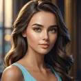 Alluring portrait of the perfect woman, with beautiful face, 8k, High Resolution, HQ, Ultra Detailed, Artstation, Perfect Face, Matte Painting by Greg Rutkowski, Stefan Kostic